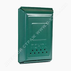 Ящик почтовый металлический с замком (зелёный) #221083